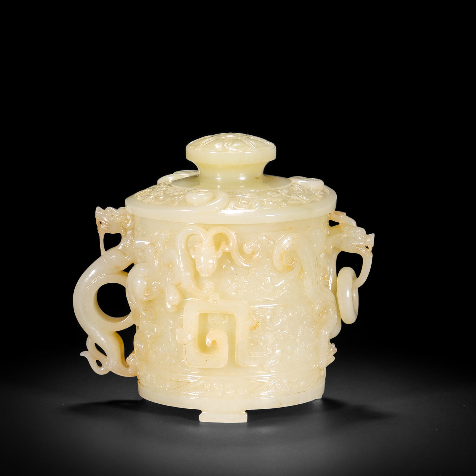 Tang Dynasty Hetian Jade Goblet Cup (1 of 14)