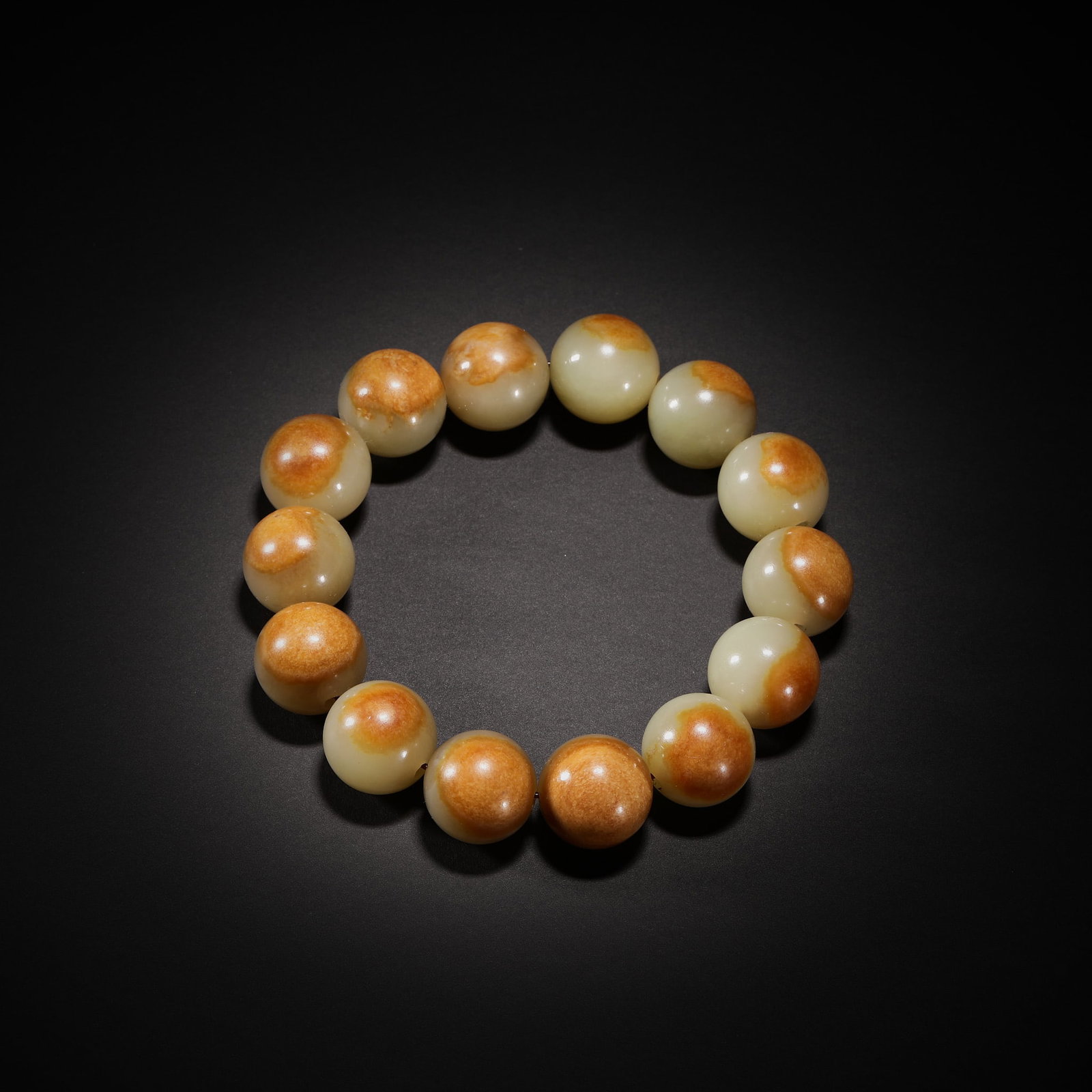 River mill topaz bracelet in Qing Dynasty: D1.5cm Weight89g