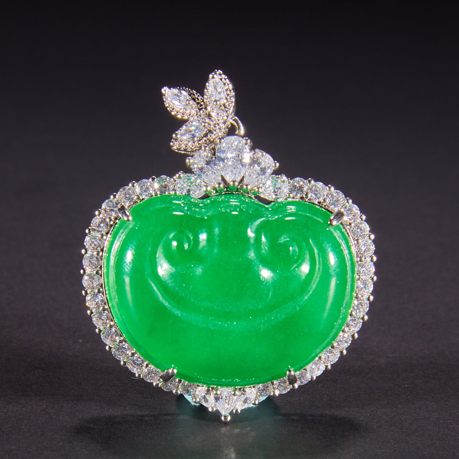 Qing Dynasty Jade Inlaid Pendant (1 of 5)