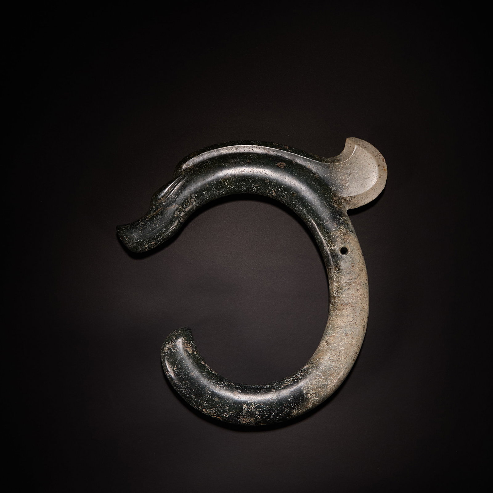 Before the Ming Dynasty Hongshan culture jade C dragon (1 of 9)