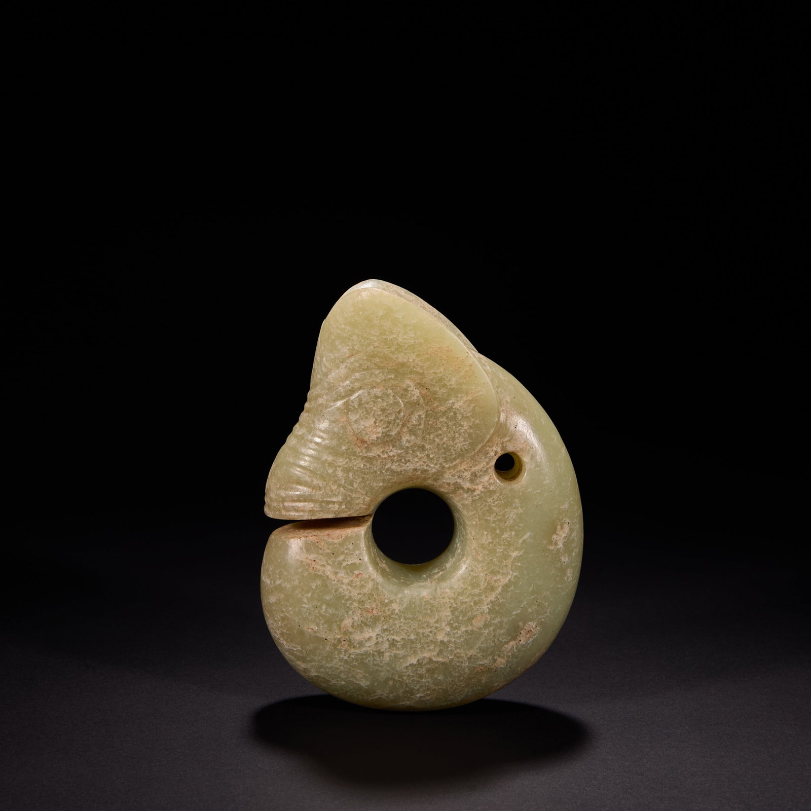 Before the Ming Dynasty Hongshan Culture Jade Pig Dragon (1 of 7)
