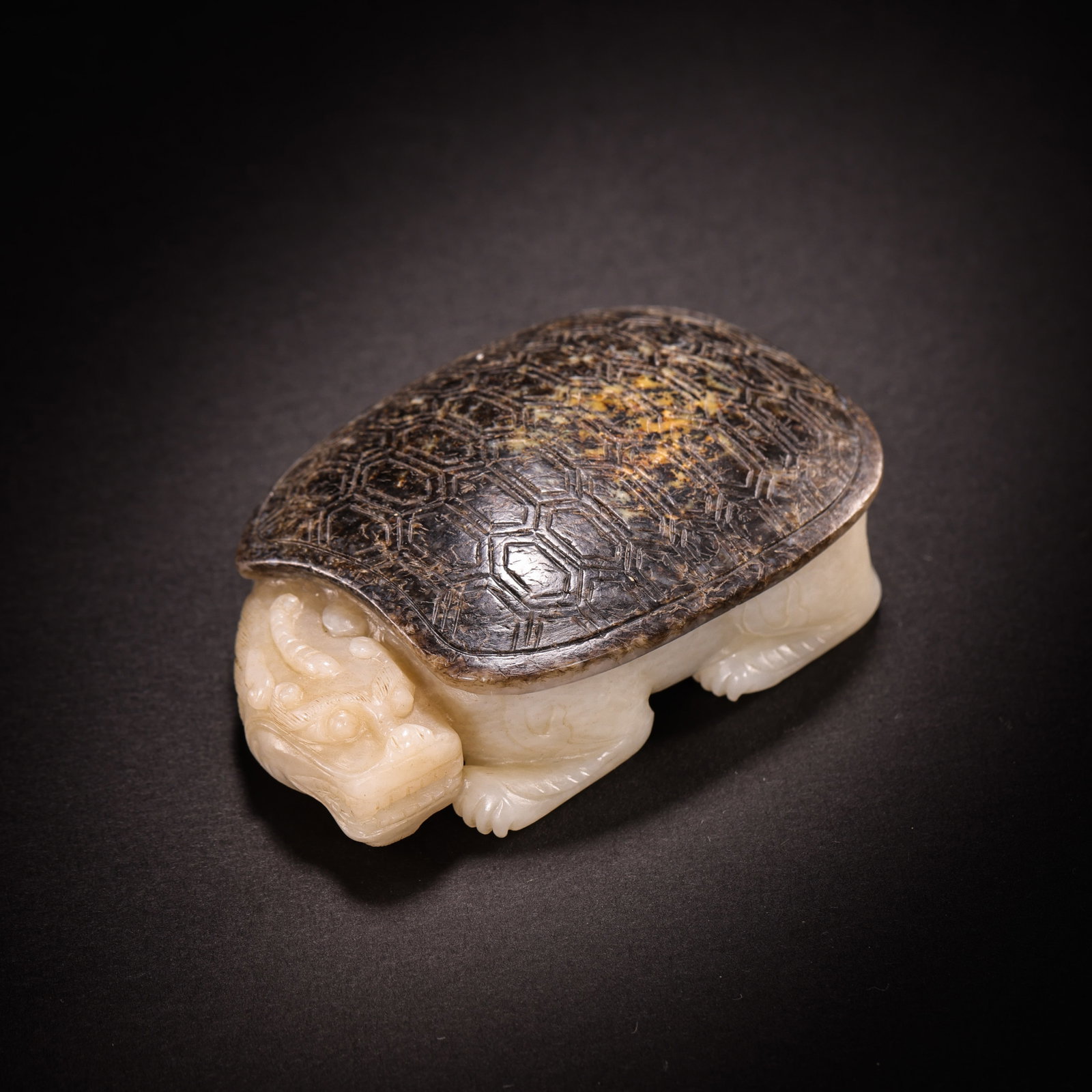 Before Ming Dynasty, Hetian jade dragon turtle (1 of 10)