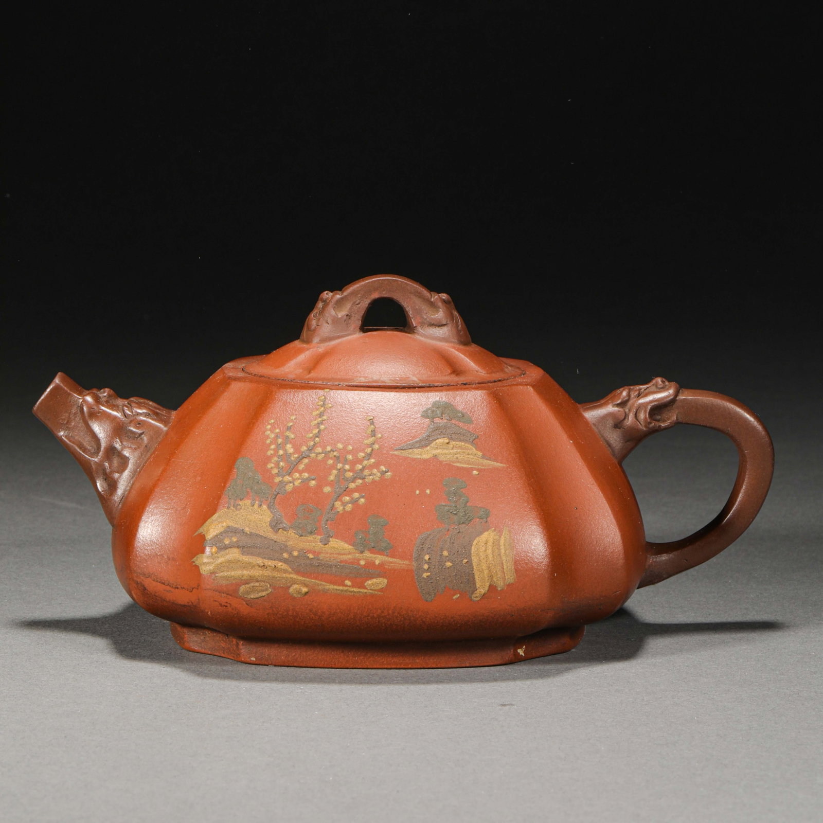 Qing Dynasty Gu Jingzhou Purple Sand Pot (1 of 10)