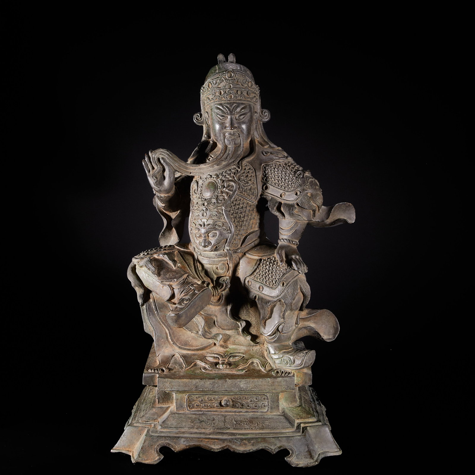 The bronze statue of Guan Gong before the Ming Dynasty (1 of 19)