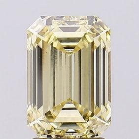 2.31 ct, Fancy Intense Yellow/VS1, Emerald cut IGI Graded Diamond