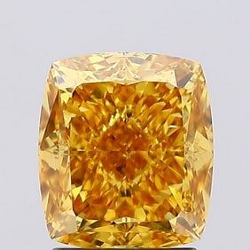 2.07 ct, Fancy Vivid Yellow/VS1, Cushion cut IGI Graded Diamond