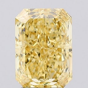 3.04 ct, Fancy Vivid Yellow/VS1, Radiant cut IGI Graded Diamond