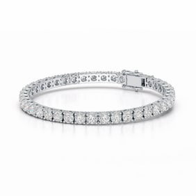 18kt White Gold 3.09ct. Round cut Diamond Bracelet