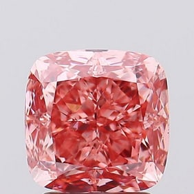 2.51 ct, Fancy Vivid Pink/VS2, Cushion cut IGI Graded Diamond
