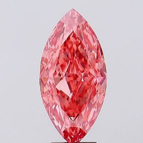 5.54 ct, Fancy Vivid Pink/VS2, Marquise cut IGI Graded Diamond