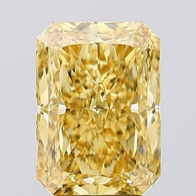 4.02 ct, Fancy Vivid Yellow/VS1, Radiant cut IGI Graded Diamond