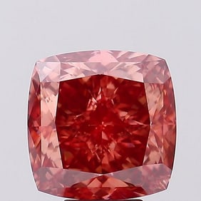 8.11 ct, Fancy Vivid Brownish Pink/VVS2, Cushion cut IGI Graded Diamond