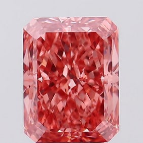 5.54 ct, Fancy Vivid Pink/VS1, Radiant cut IGI Graded Diamond