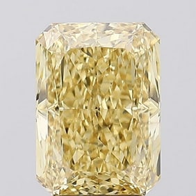 4.37 ct, Fancy Vivid Yellow/VS1, Radiant cut IGI Graded Diamond