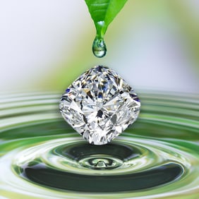 4.10 ct, E/VS1, Cushion cut IGI Graded Diamond