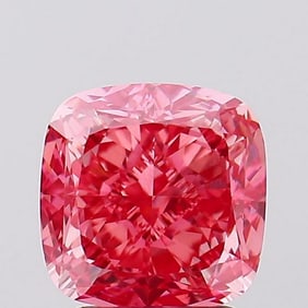 2.60 ct, Fancy Vivid Pink/VVS2, Cushion cut IGI Graded Diamond