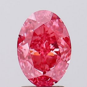 2.50 ct, Fancy Vivid Pink/VS1, Oval cut IGI Graded Diamond