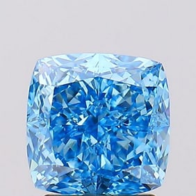 2.20 ct, Fancy Vivid Blue/VVS2, Cushion cut IGI Graded Diamond