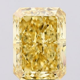 7.17 ct, Fancy Vivid Yellow/VS1, Radiant cut IGI Graded Diamond