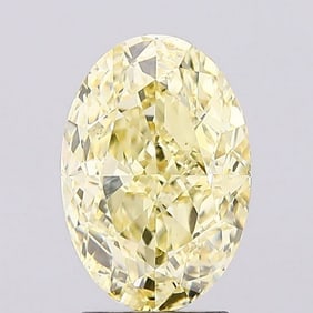 3.07 ct, Fancy Intense Yellow/VS1, Oval cut IGI Graded Diamond