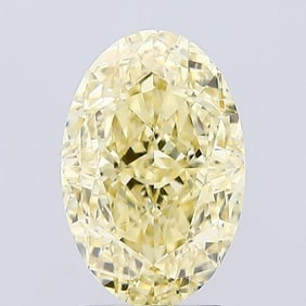 3.01 ct, Fancy Intense Yellow/VS1, Oval cut IGI Graded Diamond