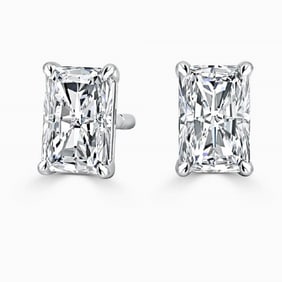 6.02 carat diamond pair, Radiant cut Diamonds IGI Graded