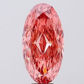 10.16 ct, Fancy Vivid Pink/VS1, Oval cut IGI Graded Diamond