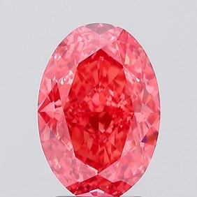 3.06 ct, Fancy Vivid Pink/VS1, Oval cut IGI Graded Diamond