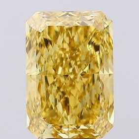 8.10 ct, Fancy Vivid Yellow/VVS2, Radiant cut IGI Graded Diamond