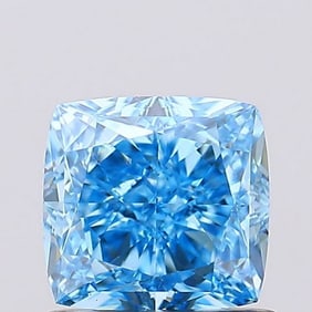 1.01 ct, Fancy Vivid Blue/VVS2, Cushion cut IGI Graded Diamond