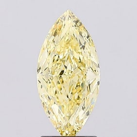 2.05 ct, Fancy Intense Yellow/VS1, Marquise cut IGI Graded Diamond