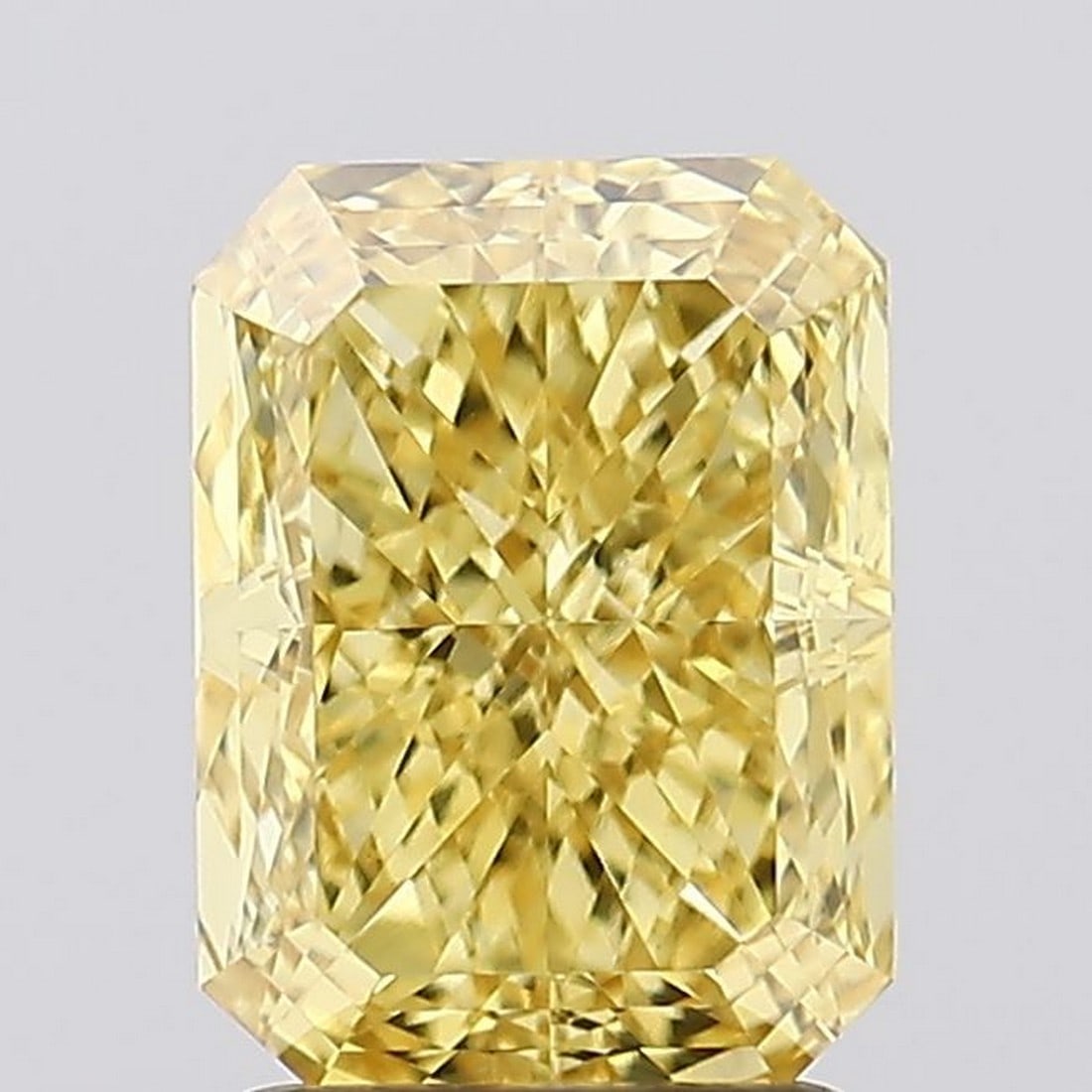 2.53 ct, Fancy Vivid Yellow/VS1, Radiant cut IGI Graded Diamond