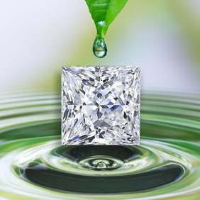 2.01 ct, D/VS1, Princess cut IGI Graded Diamond