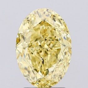 3.01 ct, Fancy Intense Yellow/VS1, Oval cut IGI Graded Diamond