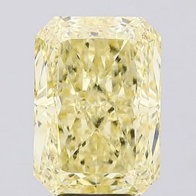7.12 ct, Fancy Intense Yellow/VVS2, Radiant cut IGI Graded Diamond