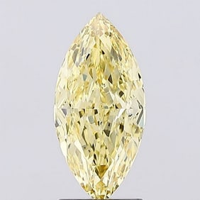 2.08 ct, Fancy Intense Yellow/VVS2, Marquise cut IGI Graded Diamond