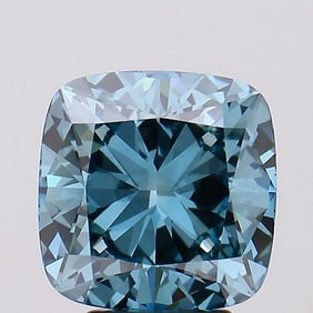 4.53 ct, Fancy Vivid Blue/VS1, Cushion cut IGI Graded Diamond