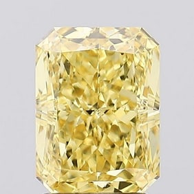 2.52 ct, Fancy Vivid Yellow/VS1, Radiant cut IGI Graded Diamond