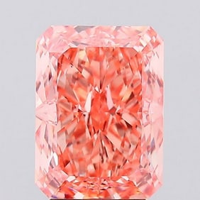 3.58 ct, Fancy Vivid Pink/VS1, Radiant cut IGI Graded Diamond