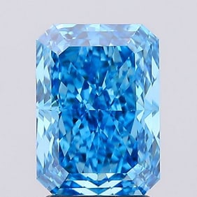 2.52 ct, Fancy Vivid Blue/VVS2, Radiant cut IGI Graded Diamond