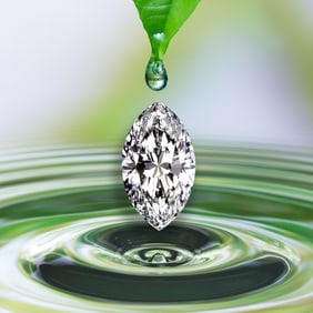 2.00 ct, D/VVS1, Marquise cut IGI Graded Diamond