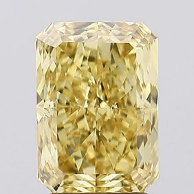 3.01 ct, Fancy Vivid Yellow/VVS2, Radiant cut IGI Graded Diamond