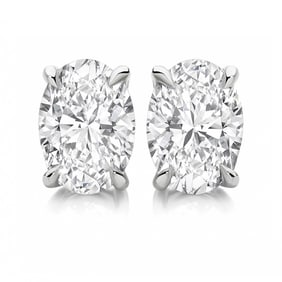 5.40 carat diamond pair, Oval cut Diamonds IGI Graded