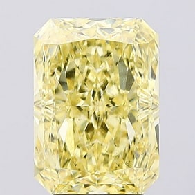 3.81 ct, Fancy Intense Yellow/VS1, Radiant cut IGI Graded Diamond