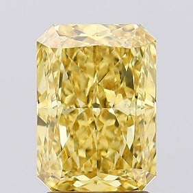 2.53 ct, Fancy Vivid Yellow/VS1, Radiant cut IGI Graded Diamond