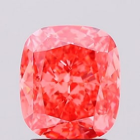 2.51 ct, Fancy Vivid Pink/VS1, Cushion cut IGI Graded Diamond