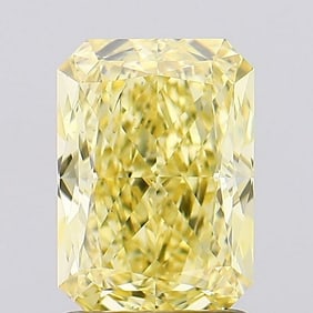2.00 ct, Fancy Intense Yellow/VS2, Radiant cut IGI Graded Diamond