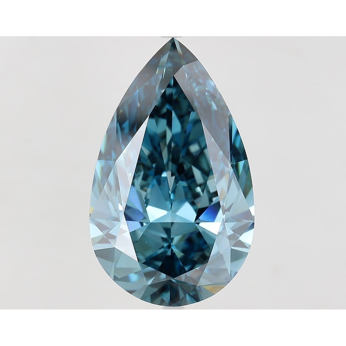 16.02 ct, Fancy Vivid Blue/VS1, Pear cut IGI Graded Diamond