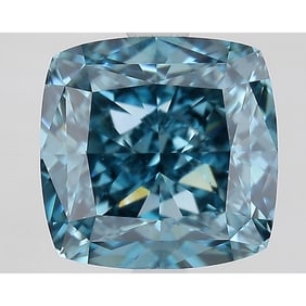 3.52 ct, Fancy Vivid Blue/VVS2, Cushion cut IGI Graded Diamond