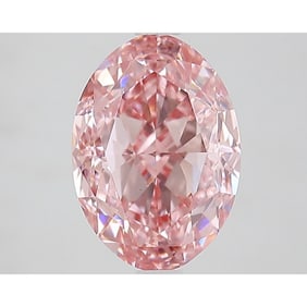 3.48 ct, Fancy Vivid Pink/VS1, Oval cut IGI Graded Diamond